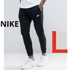 新品 メンズ クラブ フレンチテリー ジョガーパンツ ブラック Ｌ 送料無料