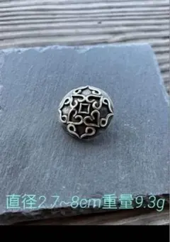 アイヌ文様 コンチョ 925 950 silver インディアンジュエリー - メルカリ
