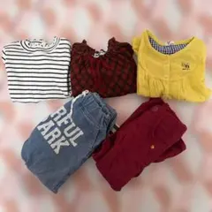 まとめ売り 110 春 秋 トップス ズボン パンツ