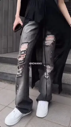 2026年最新】andwang back cutout denim pantsの人気アイテム - メルカリ
