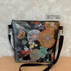 ✦E0729✦ハンドメイド✦着物✦帯✦リメイク✦ fショルダーバッグ