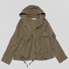 COLZA コルザ♡ミリタリージャケット　フーディー　ドローコード　カーキ　M