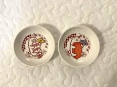 SUSHIROスシローだっこずし　オリジナルまめ皿2枚セット