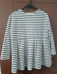 ストライプ フレア トップス ONE SIZE