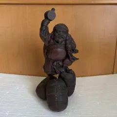 打ち手の小槌だけを持つ珍しい「宝生大黒天」の一刀彫 打ち手の小槌だけを持つ珍しい「宝生大黒天」の一刀彫 - メルカリ