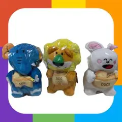 たべっ子どうぶつ　Hugビスケットミニポーチぬいぐるみ　らいおん/うさぎ/ぞう