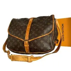 ルイヴィトン ソミュール 35 モノグラム ショルダーバッグ ショルダー千切れ有 LOUIS VUITTON VUITTON/ルイヴィトン ソミュール35 ショルダー