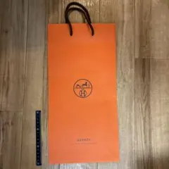 HERMES オレンジ ショップ袋 大のサムネイル