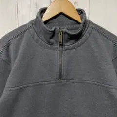 Carhartt カーハート ハーフジップ ドローコート 刺繍 ロゴ スウェット