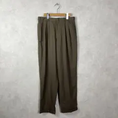 ま*め様 40s - 50s ロカビリー ギャバジン ボタンフライ スラックス