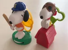 スヌーピー ハッピーセット 2個セット　ベースボール　フライングエース