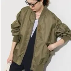 SLOBE iENA MA-1ジャケット オリーブ
