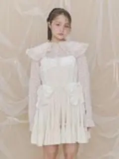 完売！トリートユアセルフ ribbon jacquard cami tops - メルカリ