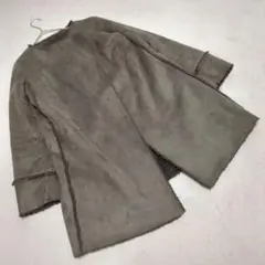 【スコットクラブ】（9号）ムートンコート アウター 防寒 ダークブラウン