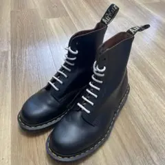 Dr.Martens MIE 1460 8ホール 黒 UK9 美品 白紐