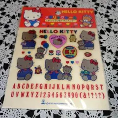 d*7様 ハローキティ メタリックシール 1988年製 未開封
