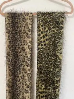 ヒョウ柄ストール色違い２枚