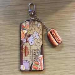 スヌーピー PEANUTS アクリルキーホルダー ホットドッグ