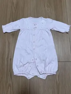 ファミリア　ピンク 長袖 ツーウェイ・ドレスオール