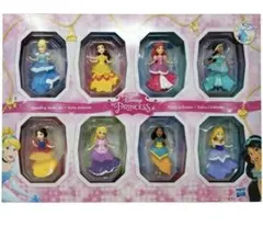 ディズニープリンセス　着せ替え人形セット　８体　マジッククリップ