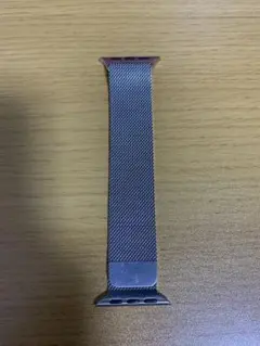 Apple watch 正規品 シルバー ステンレス ミラネーゼループ 41mm