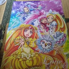 未開封】プロダクションプリキュア クリアポスター 赤ずきん なぎさ