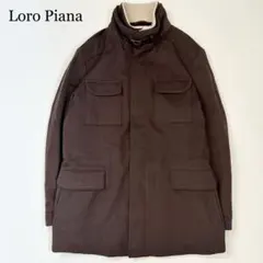 Loro Piana トラベラージャケット カシミヤ ダークブラウン50 XLのサムネイル