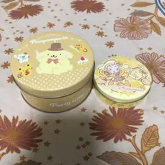 ポムポムプリン クッキー缶　パーティー缶 2個セット