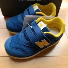 新品未使用 ニューバランス IZ373 15.5cm PK2 ブルー×イエロー