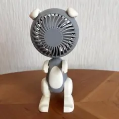 値下げ‼️ロボット型ハンディファン グレー＆ホワイト