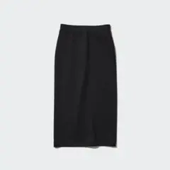 【美品】UNIQLO ドライスウェットナローマキシスカート
