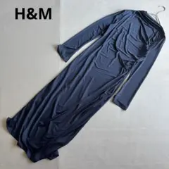 【H&M】ドレープジャージーワンピース　タイト　ストレッチ　伸縮性あり（M）