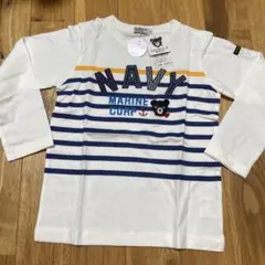 DOUBLE.B ストライプ 長袖カットソー 73cm