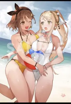 未開封品 ライザのアトリエ3 ライザ 水着 B2 タペストリー - メルカリ