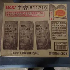 UCC BLENDED COFFEE 微糖 185g×30本のサムネイル