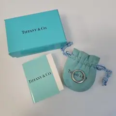 15号 箱、収納袋付き TIFFANY 1837ナローリング チタン ブラック