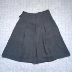 Real Riche フレアスカート ダークグレー 36