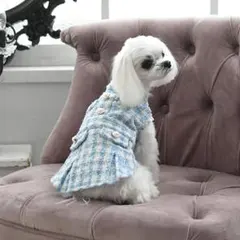 ANNA SUI 犬服 Lサイズ ツイード柄のサムネイル