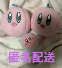 星のカービィ　羊毛フェルト風フェイスマスコット　2個