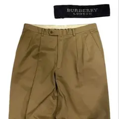 h*9様 BURBERRY LONDON ベージュ ワイドトラウザーズ　チノパンのサムネイル