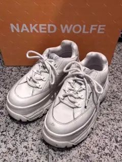 Naked Wolfe プラットフォームスニーカー ホワイトのサムネイル
