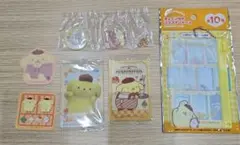 ポムポムプリン　まとめ売り9点　ステッカー　ウエハース　アクスタ