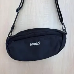 anello ブラック ショルダーバッグ