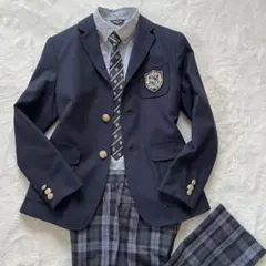 美品✨コムサイズム 150フォーマルスーツ 豪華4点 グレンチェック 入学式