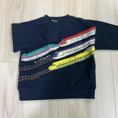 klädskåp 列車プリント トレーナー 110