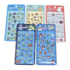 【新品未開封】　ディズニー　ぷくぷくシール　おまとめ　５点セット