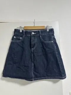 ダークデニム ミニスカート　GRL