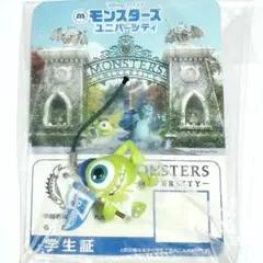 非売品 モンスターズ・ユニバーシティ マイク&サリー フィギュア 学生証セット 生徒気分で楽しめる！ディズニーストア『モンスターズ