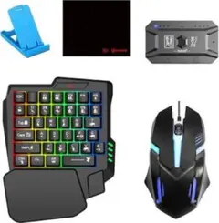 片手ゲーミングキーボード マウス コンバーター セットのサムネイル