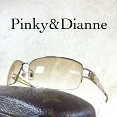 未使用　PINKY＆DIANNE　サングラス　ブラウンレンズ　シルバーフレームのサムネイル